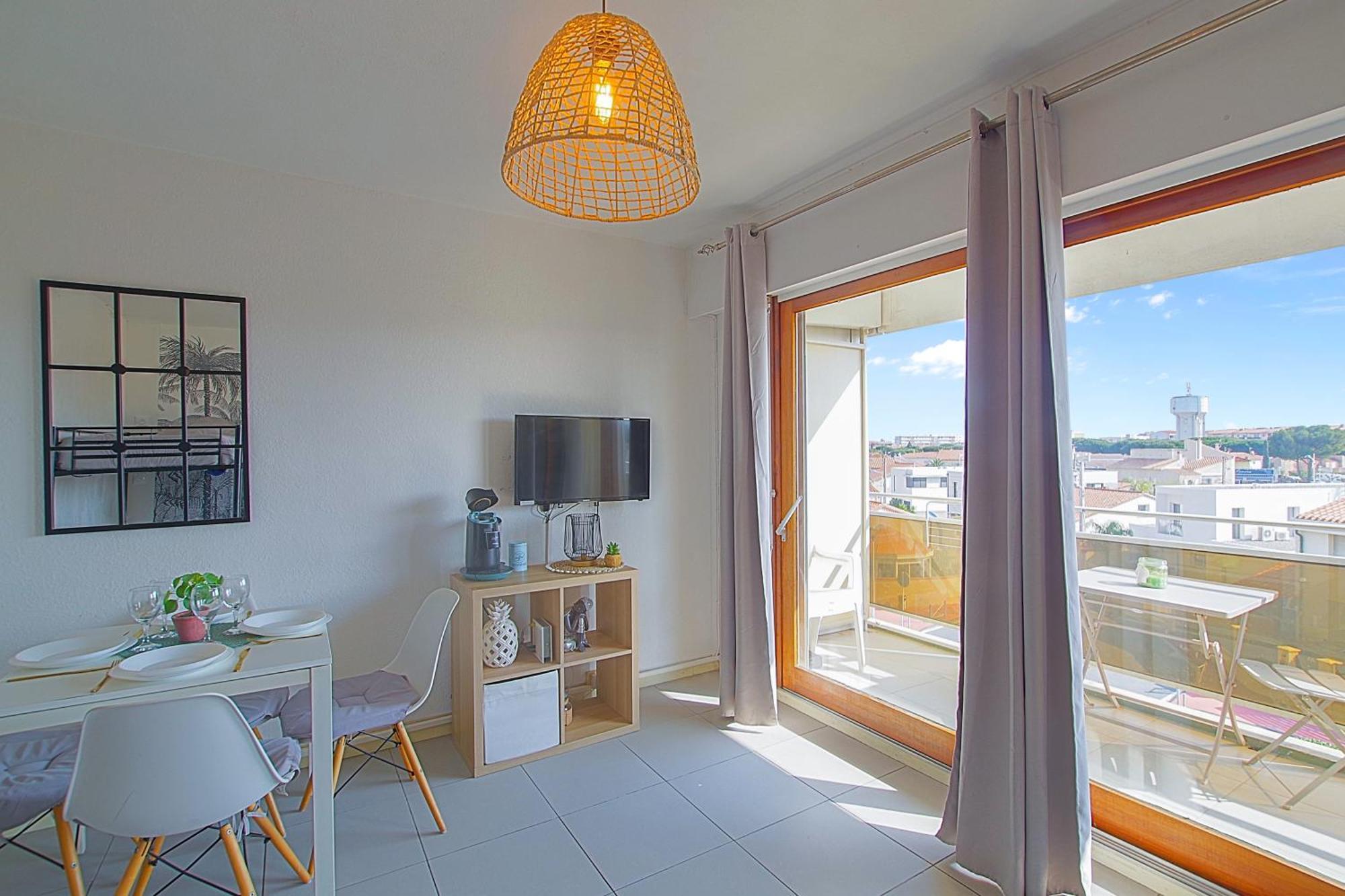 Studio Calme Avec Parking Et Ascenseur -304- Canet-en-Roussillon Ngoại thất bức ảnh